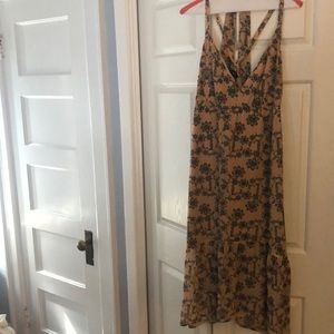 Summer dress, whimsical print.